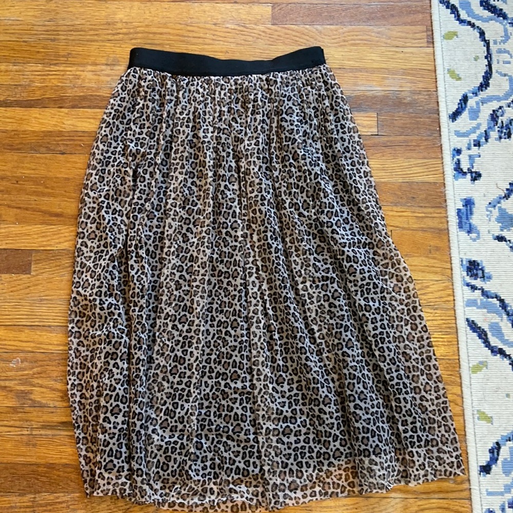 A New Day | leopard tule skirt